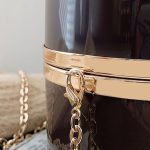 Women Simple Metal Decorative Cylindrical Shape Crossobdy Bag - Image 8