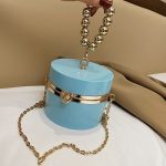 Women Simple Metal Decorative Cylindrical Shape Crossobdy Bag - Image 15