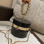 Women Simple Metal Decorative Cylindrical Shape Crossobdy Bag - Image 14