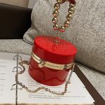 Women Simple Metal Decorative Cylindrical Shape Crossobdy Bag - Image 22