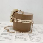 Women Simple Metal Decorative Cylindrical Shape Crossobdy Bag - Image 18