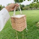 Wholesale Women Fashion Imitation Pearl Handle Bag