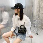 Wholesale Women Fashion Bright Color Creased Creative Crossbody Bag - Image 16