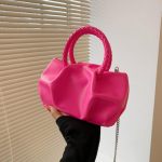 Wholesale Women Fashion Bright Color Creased Creative Crossbody Bag - Image 18