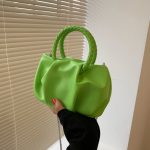 Wholesale Women Fashion Bright Color Creased Creative Crossbody Bag - Image 2