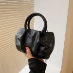 Wholesale Women Fashion Bright Color Creased Creative Crossbody Bag - Image 14