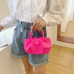 Wholesale Women Fashion Bright Color Creased Creative Crossbody Bag - Image 19