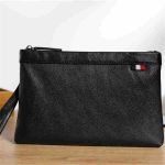 Wholesale Men Casual Soft Large Capacity Zipper Briefcase