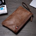 Wholesale Men Casual Soft Large Capacity Zipper Briefcase - Image 8