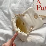 Women Fashion Solid Color Argyle Crossbody Bag - Image 3