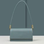 Wholesale Women Simple Style Solid Color Magenetic Bukle Underarm Bag - Image 3