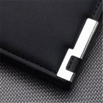 Wholesale Men Fashion Color Blocking Patchwork Portable Wallets - Image 3