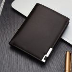 Wholesale Men Fashion Color Blocking Patchwork Portable Wallets - Image 5