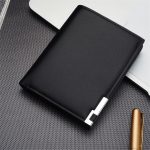 Wholesale Men Fashion Color Blocking Patchwork Portable Wallets - Image 6