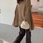 Women Fashion Solid Color Argyle Crossbody Bag - Image 7