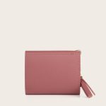 Women Causal Solid Color Zipper Design PU Wallets - Image 13