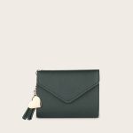 Women Causal Solid Color Zipper Design PU Wallets - Image 6