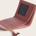 Women Causal Solid Color Zipper Design PU Wallets - Image 14