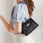 Wholesale Women Sweet Solid Color Embossing PU Crossbody Bag - Image 18