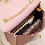 Wholesale Women Sweet Solid Color Embossing PU Crossbody Bag - Image 7
