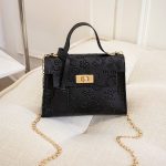 Wholesale Women Sweet Solid Color Embossing PU Crossbody Bag - Image 16