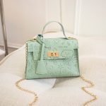 Wholesale Women Sweet Solid Color Embossing PU Crossbody Bag - Image 14