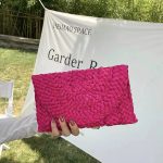 Women Pastoral Woven Design Straw Purse Clutch Bag - Image 10