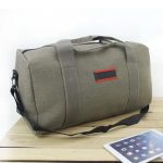 Wholesale Men Leisure Sports Basic Large Capacity Canvas Duffle Bag