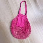Wholesale Fashion Solid Color Cotton Knitted Shopping Net Bag Beach Bag - Image 4