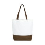 Wholesale Large Capacity Multicolor Stitching Canvas Tote Bag - Image 8