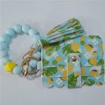 Wholesale Fashion Printed Silicone Bead Tassels Bracelet Pu Leather Wallet - Image 7