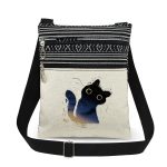 Wholesale Fashion Cute Double Zipper Cat Printed Shoulder Bag - Image 10