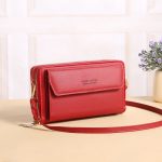 Wholesale Women Casual Clamshell Design Solid Color Large Capacity Purse - Image 5