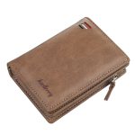 Men Zipper Short Wallet Multi-Card Fashion Vertical Mini Purse - Image 6