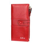 Wholesale Women Long Buckle Wallet Multifunctional Fashion Mobile Phone Bag Zipper Coin Purse - Image 6