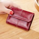 Wholesale Women Oil Wax Leather Multi-Card Card Holder Ladies Coin Purse - Image 6