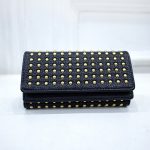 Women'S Fashion Pop Punk Stud Rivet Long Double Cover Coin Purse - Image 8