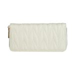Women'S Fashion Pu Leather Embroidery Thread Solid Color Large Capacity Long Coin Purse - Image 10