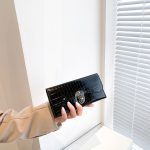 Women Fashion Stone Pattern Retro Turn Lock Multi Card Slots Long Coin Purse - Image 7