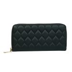 Women Fashion Diamond Indentation Long Coin Purse - Image 9