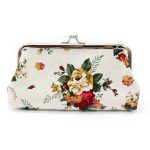 Wholesale Women Fashion Fabric Big Rose Canvas Long Coin Purse - Image 10