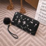 Wholesale Women Fashion Antique Embroidery Embroidery Pom Decoration Multi-Card Long Coin Purse - Image 10