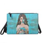 Women Fashion Cartoon Girl'S Animal Print Large Capacity Zipper Hand Shoulder Bag - Image 6