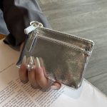 Women Fashion Simple Mini Crack Zipper Leather Purses - Image 6