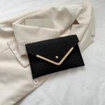 Wholesale Women Simple Solid Color Felt Envelope With Purses - Image 6