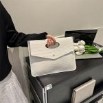 Women Fashionable Simple Large Capacity PU Flap Rectangular Purses - Image 6