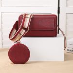 Wholesale Women Fashionable Multifunctional Flap Zipper Square Coin Purse Pendant Wide Side Shoulder Strap PU Crossbody Bag - Image 6