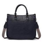 Women Fashion Casual Simple Solid Color Large-Capacity Handbag - Image 6
