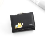 Women Short Cartoon Puppy Coin Tri-Fold Wallet - Image 5