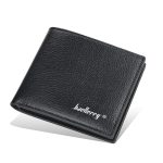 Men Wallet Soft Leather Lychee Pattern Wallet Short Wallet - Image 6